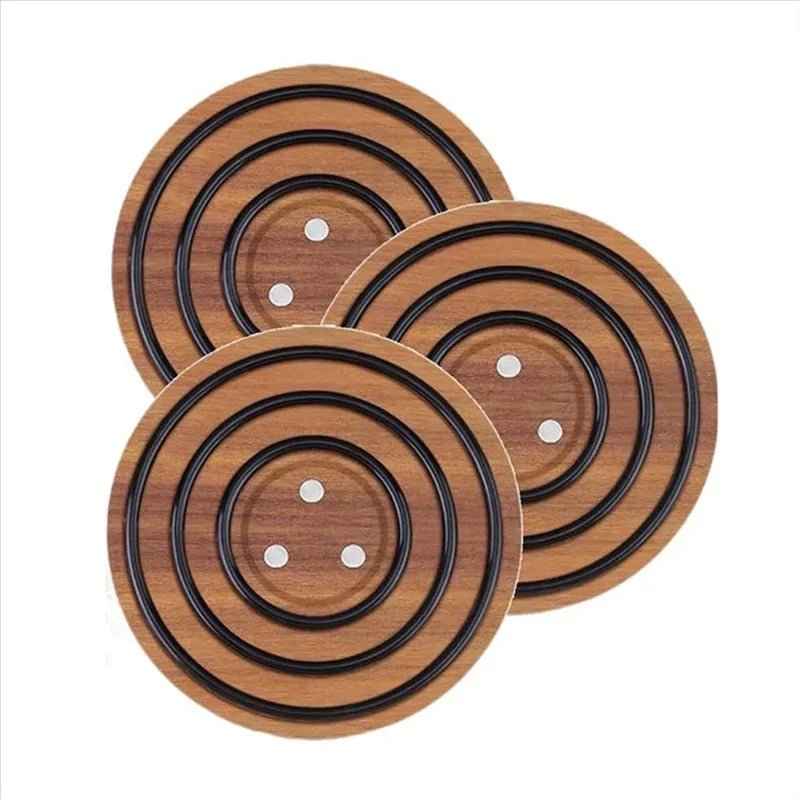Round Wooden Magnetic Pot Holder - Velvet Haven