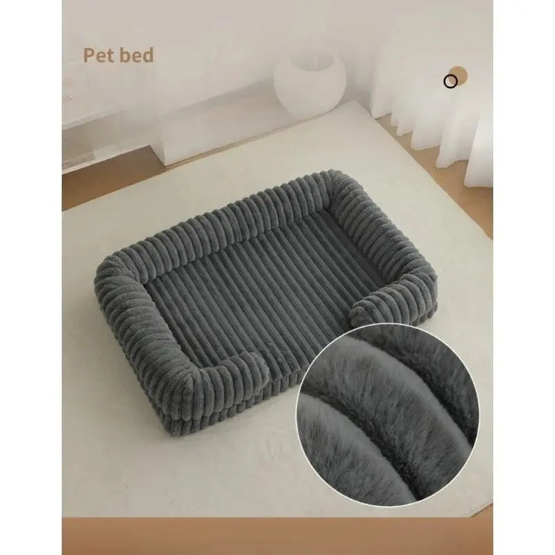 S M L XL XXL Calming Dog Bed Orthopedic Memory Foam Sofa Couch Waterproof Removable Cover Plush Mat for Small Medium Large Dogs - Velvet Haven