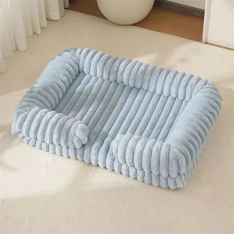 S M L XL XXL Calming Dog Bed Orthopedic Memory Foam Sofa Couch Waterproof Removable Cover Plush Mat for Small Medium Large Dogs - Velvet Haven