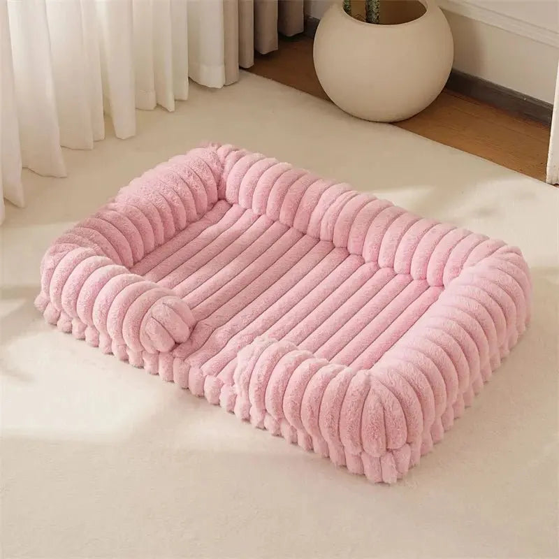 S M L XL XXL Calming Dog Bed Orthopedic Memory Foam Sofa Couch Waterproof Removable Cover Plush Mat for Small Medium Large Dogs - Velvet Haven