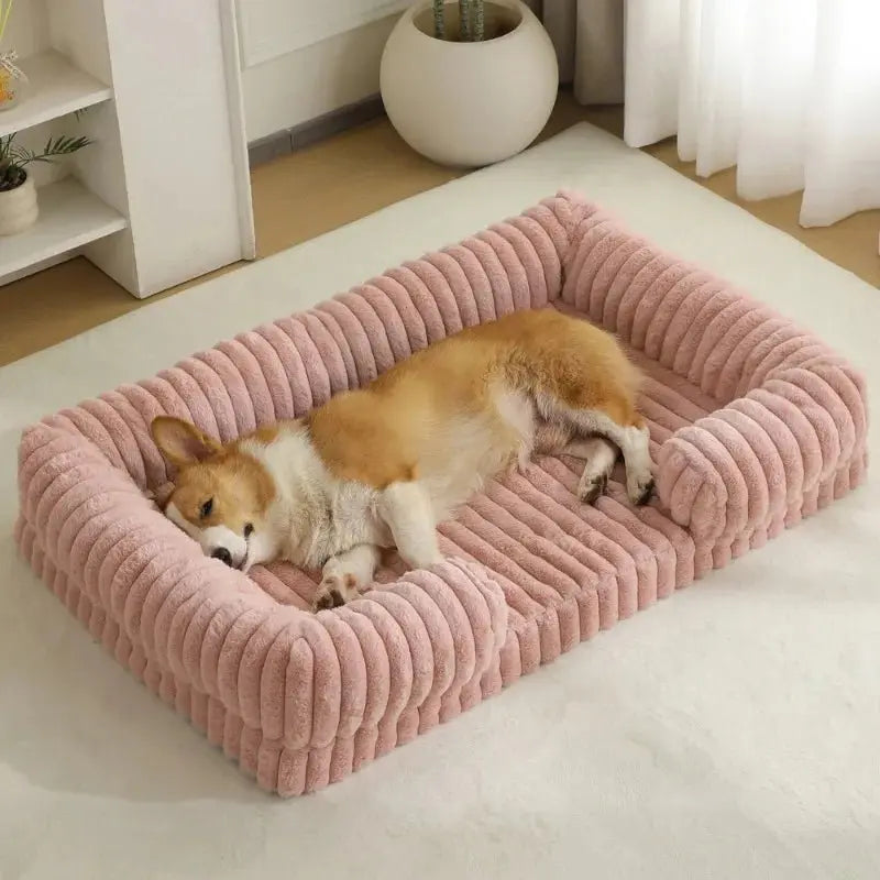 S M L XL XXL Calming Dog Bed Orthopedic Memory Foam Sofa Couch Waterproof Removable Cover Plush Mat for Small Medium Large Dogs - Velvet Haven