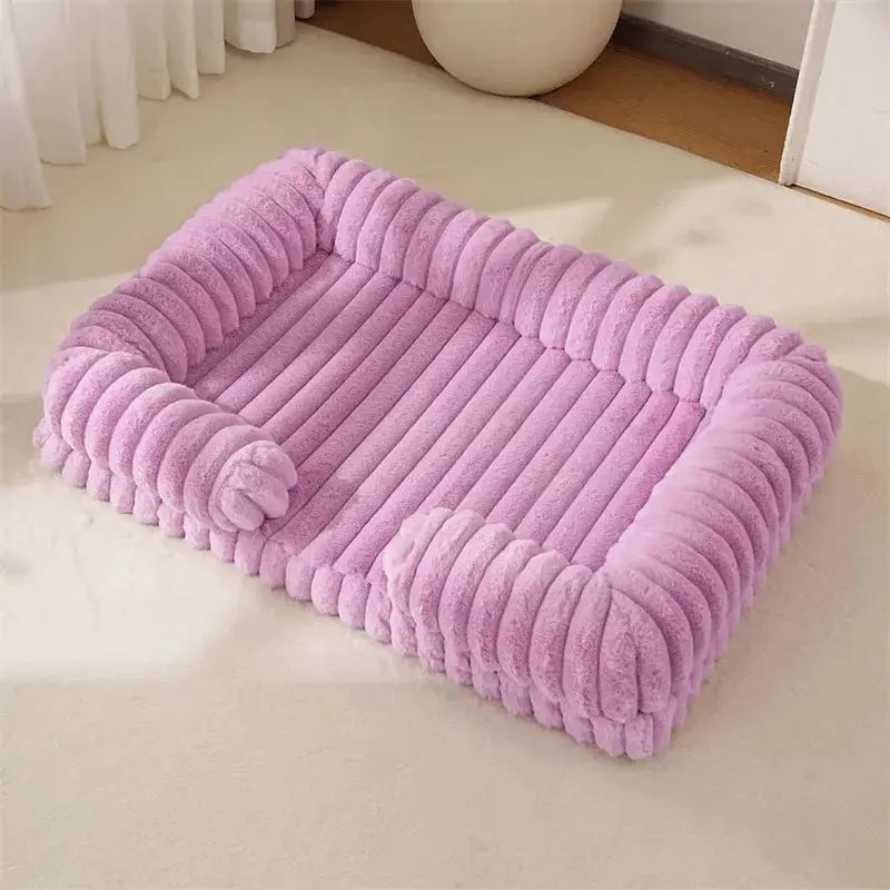 S M L XL XXL Calming Dog Bed Orthopedic Memory Foam Sofa Couch Waterproof Removable Cover Plush Mat for Small Medium Large Dogs - Velvet Haven