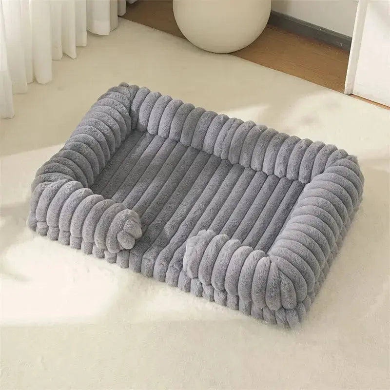 S M L XL XXL Calming Dog Bed Orthopedic Memory Foam Sofa Couch Waterproof Removable Cover Plush Mat for Small Medium Large Dogs - Velvet Haven
