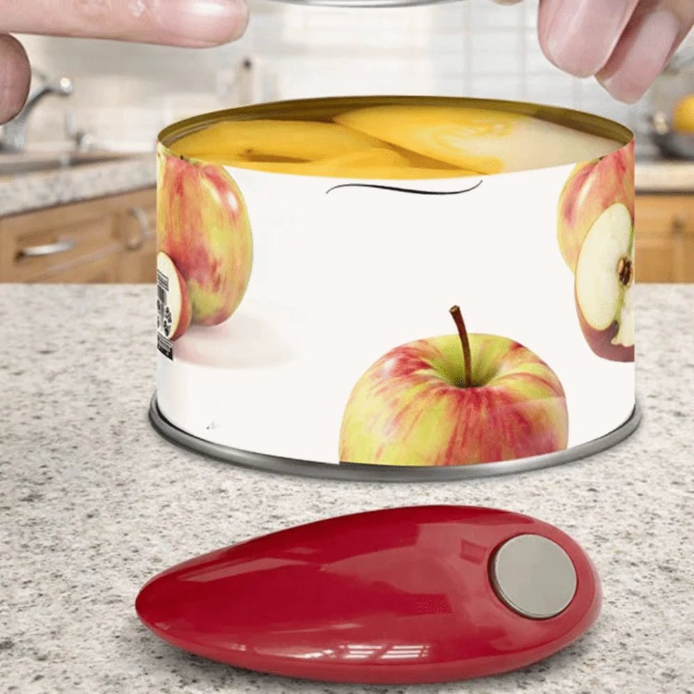 Safe Hands-Free Electric Can Opener Labor-saving Battery-Powered One Touch Jar Opener Universal Automatic Can Opener Chef - Velvet Haven