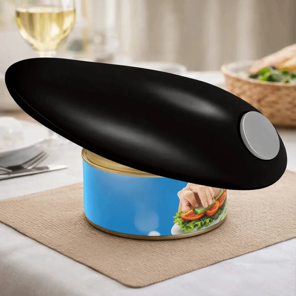 Safe Hands-Free Electric Can Opener Labor-saving Battery-Powered One Touch Jar Opener Universal Automatic Can Opener Chef - Velvet Haven