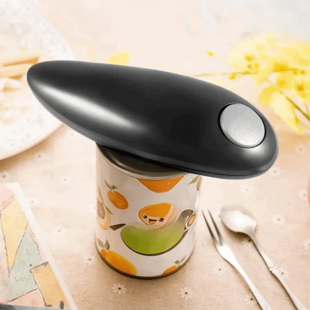 Safe Hands-Free Electric Can Opener Labor-saving Battery-Powered One Touch Jar Opener Universal Automatic Can Opener Chef - Velvet Haven