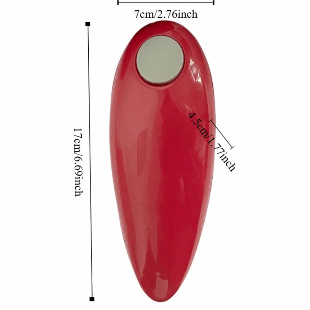 Safe Hands-Free Electric Can Opener Labor-saving Battery-Powered One Touch Jar Opener Universal Automatic Can Opener Chef - Velvet Haven
