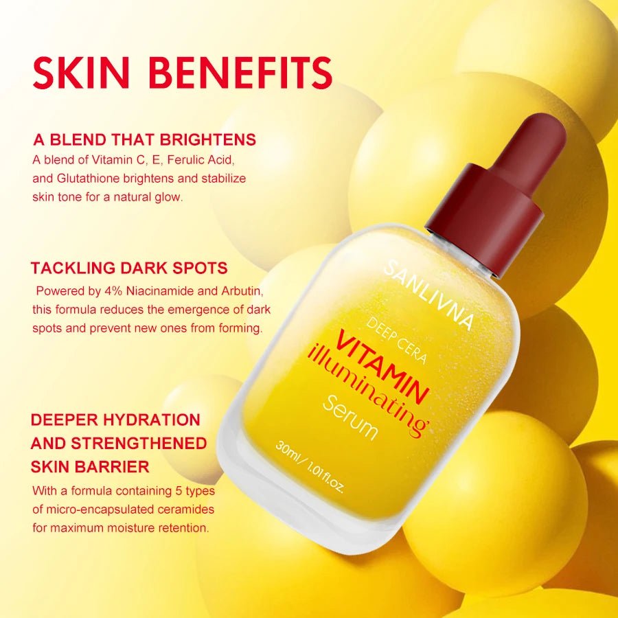 SANENDI Vitamin C Niacinamide Bakuchiol Face Serum - Velvet Haven