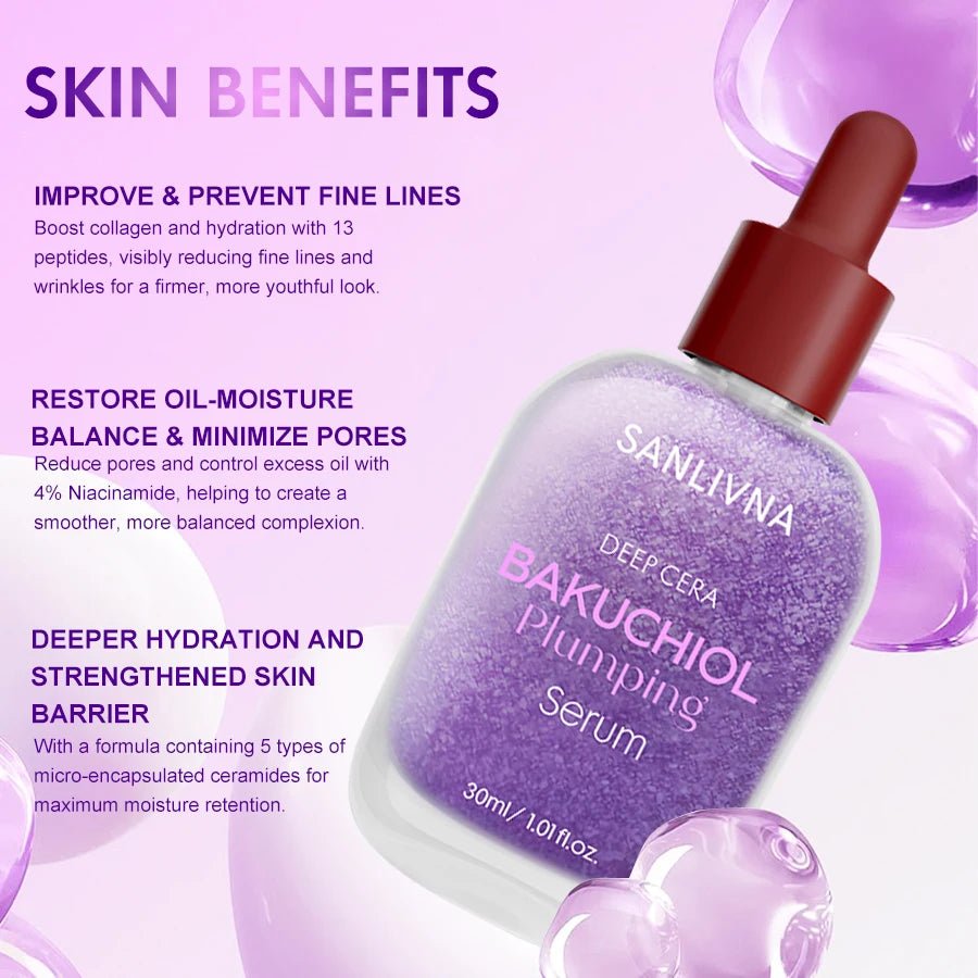 SANENDI Vitamin C Niacinamide Bakuchiol Face Serum - Velvet Haven