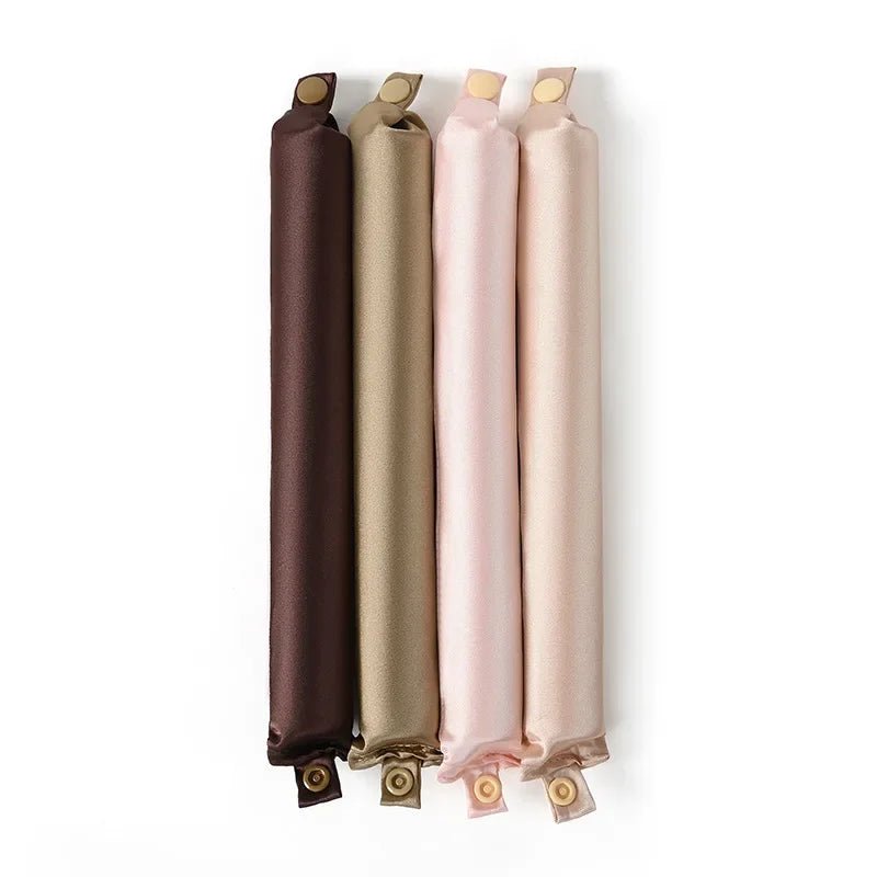 Satin Heatless Hair Curling Rods - 2/3/4 Pack - Velvet Haven