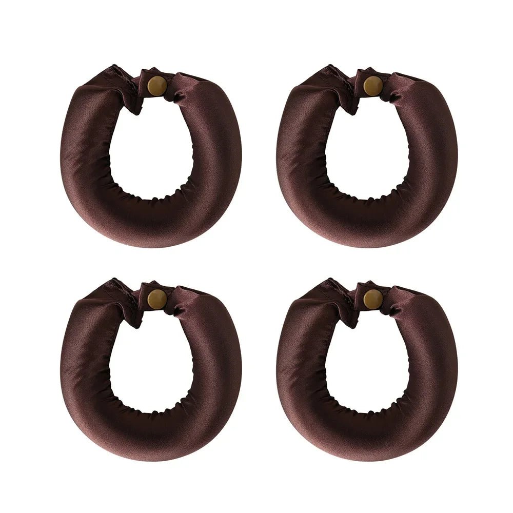 Satin Heatless Hair Curling Rods - 2/3/4 Pack - Velvet Haven