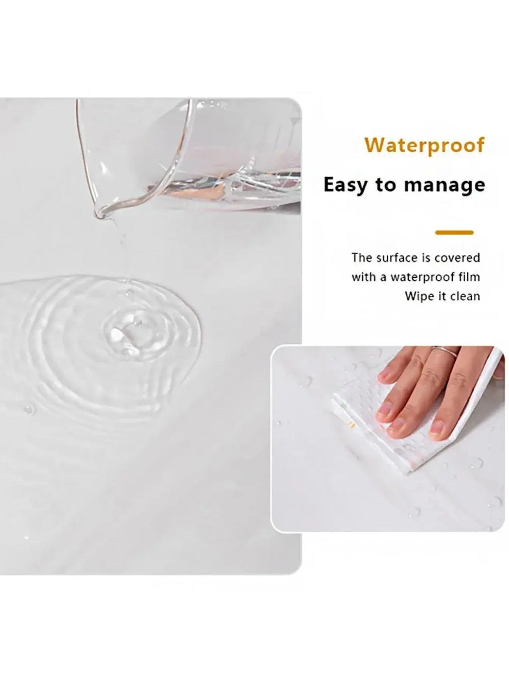 Self-adhesive Marble 10Pcs Tiles Sticker Waterproof 30cmx60cm Tiles Floor Stickers PVC Tile Kitchen Bathroom Wall Sticker - Velvet Haven
