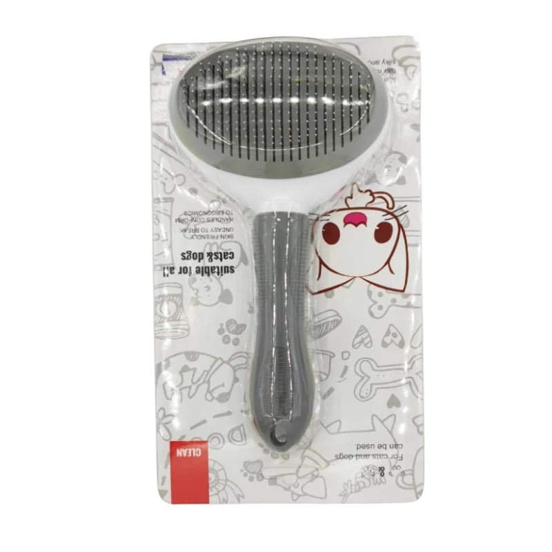 Self-cleaning Pet Hair Remove Comb Cat Slicker Brush Pet Hair Removal Comb For Cats Grooming Brushes Dog Combs Cat Accessories - Velvet Haven
