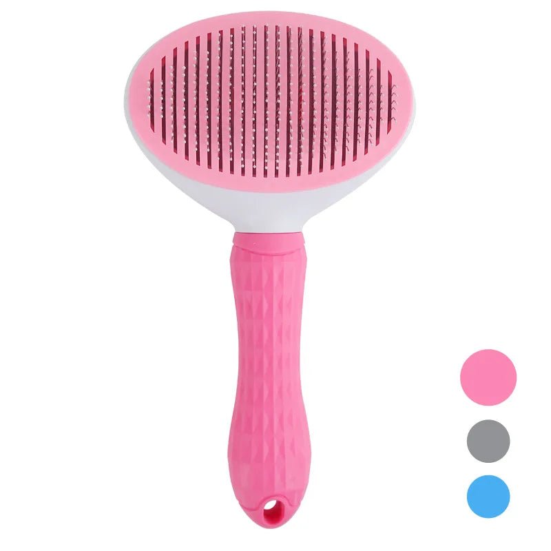 Self-cleaning Pet Hair Remove Comb Cat Slicker Brush Pet Hair Removal Comb For Cats Grooming Brushes Dog Combs Cat Accessories - Velvet Haven