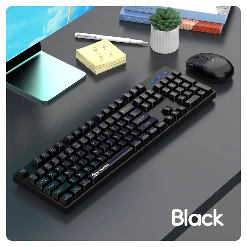 Shipadoo Gaming Wireless Keyboard and Mouse Combo Set,Computer Wireless Laptop Desktop Office PC Accessories Free Wireless Mouse - Velvet Haven