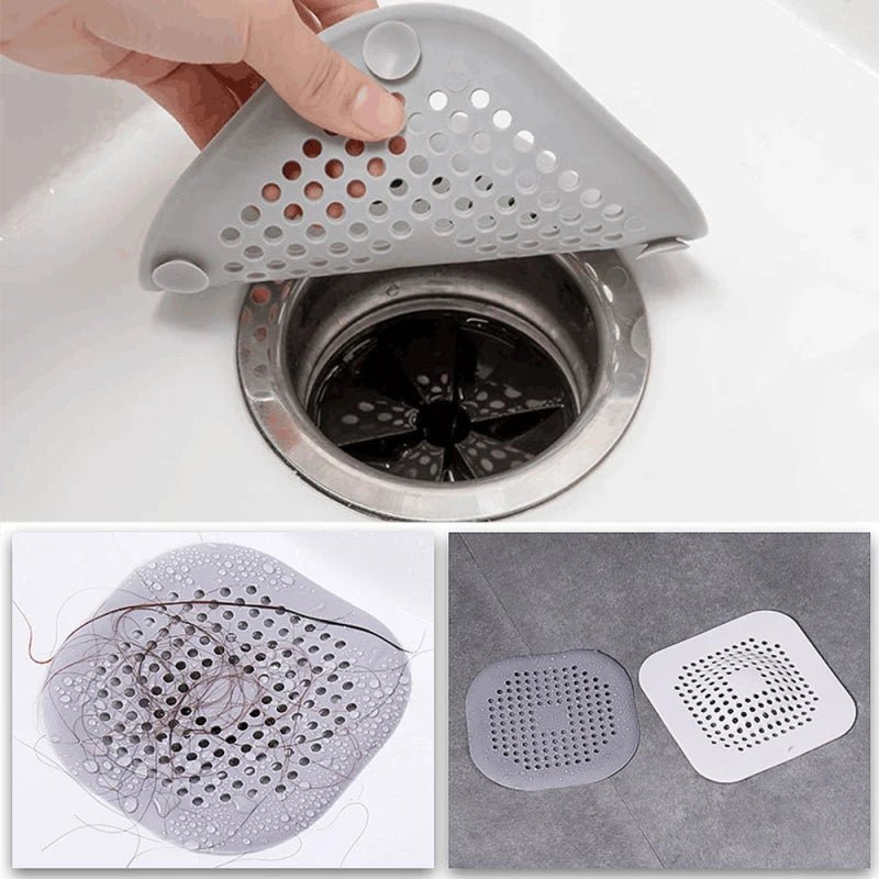 Silicone Shower Drain Hair Catcher & Sink Strainer Stopper - Velvet Haven