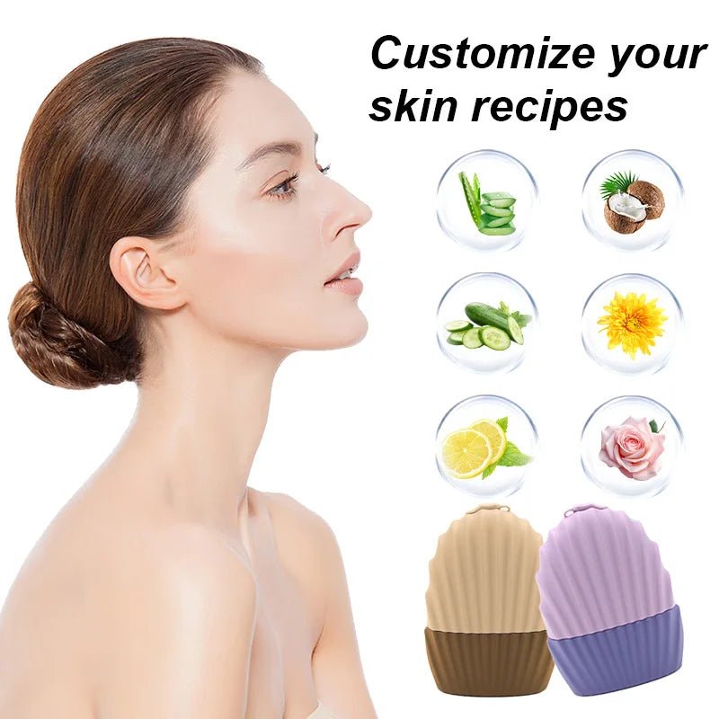 Silicone Facial Ice Roller Mold for Face & Eye Massage - Velvet Haven