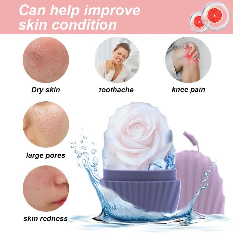 Silicone Facial Ice Roller Mold for Face & Eye Massage - Velvet Haven