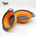 Collapsible Silicone Colander & Folding Drain Basket - Velvet Haven