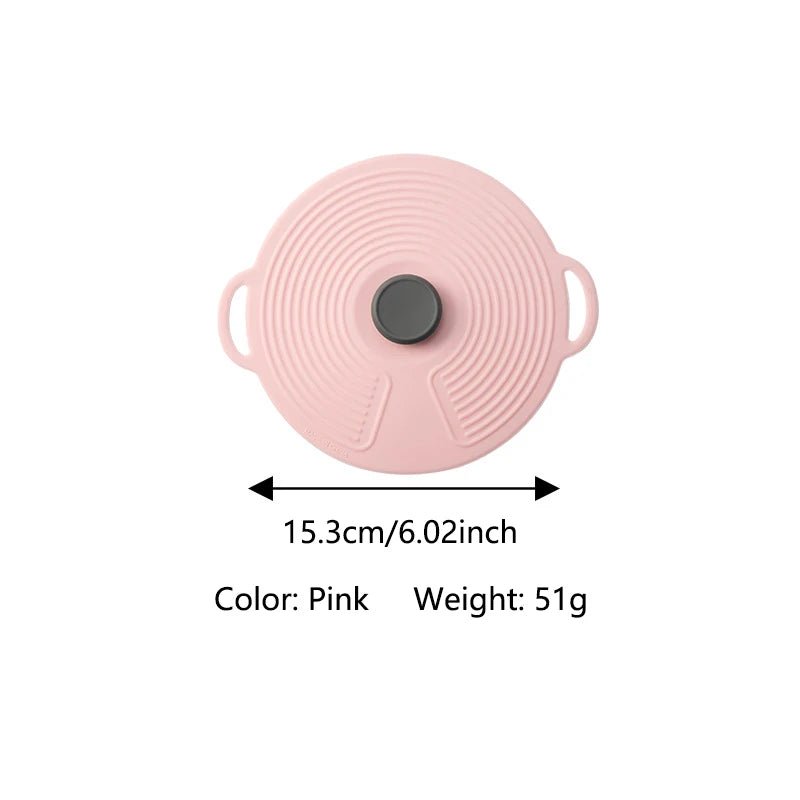 Silicone Food Lids Reusable Stretchable Bowl Covers Anti-Spill Seal Silicone Pot Lid Splash Proof Kitchen Gadget - Velvet Haven