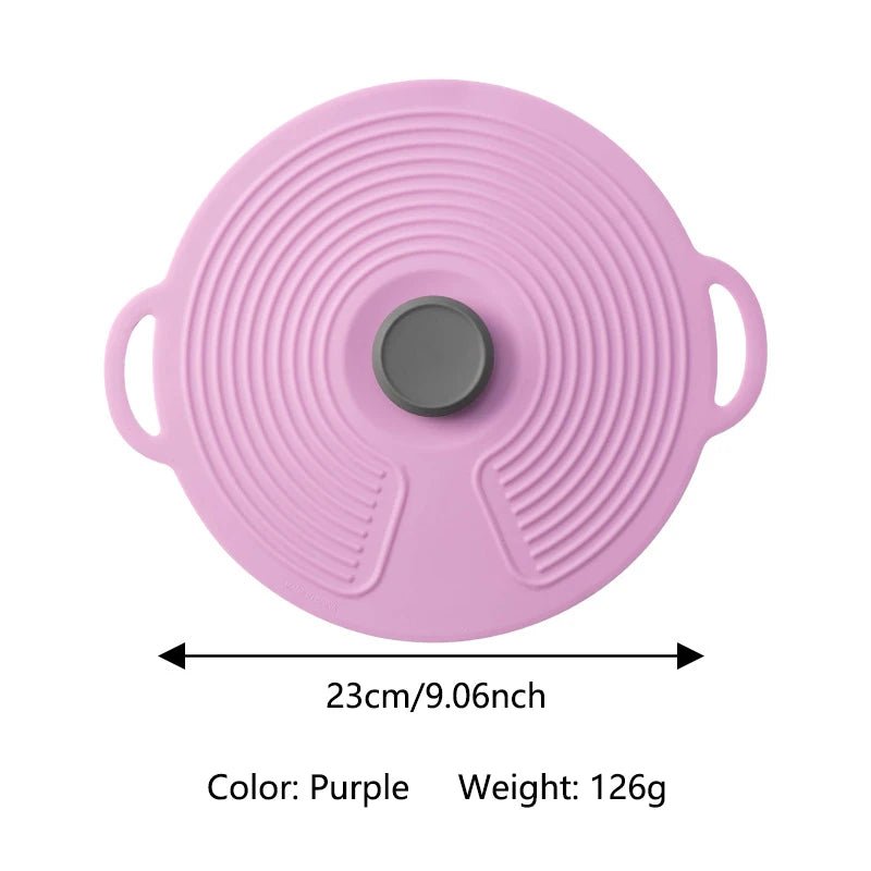 Silicone Food Lids Reusable Stretchable Bowl Covers Anti-Spill Seal Silicone Pot Lid Splash Proof Kitchen Gadget - Velvet Haven