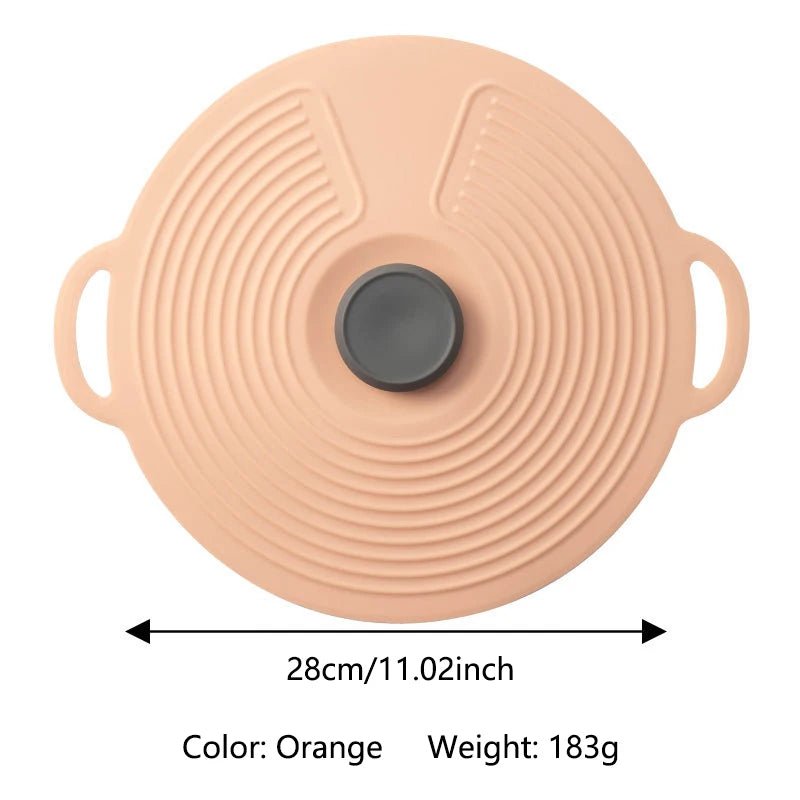Silicone Food Lids Reusable Stretchable Bowl Covers Anti-Spill Seal Silicone Pot Lid Splash Proof Kitchen Gadget - Velvet Haven