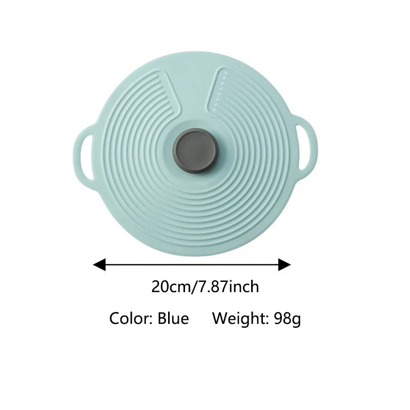 Silicone Food Lids Reusable Stretchable Bowl Covers Anti-Spill Seal Silicone Pot Lid Splash Proof Kitchen Gadget - Velvet Haven