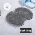 Silicone Foot Scrubber Shower Mat with Suction Cups - Velvet Haven