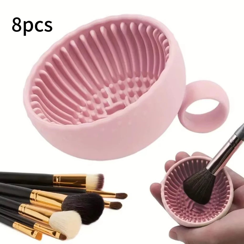 Silicone Makeup Brush Cleaner Bowl - 1 Piece - Velvet Haven