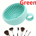 Silicone Makeup Brush Cleaner Bowl with Scrubber Pad - 1 Pc - Velvet Haven