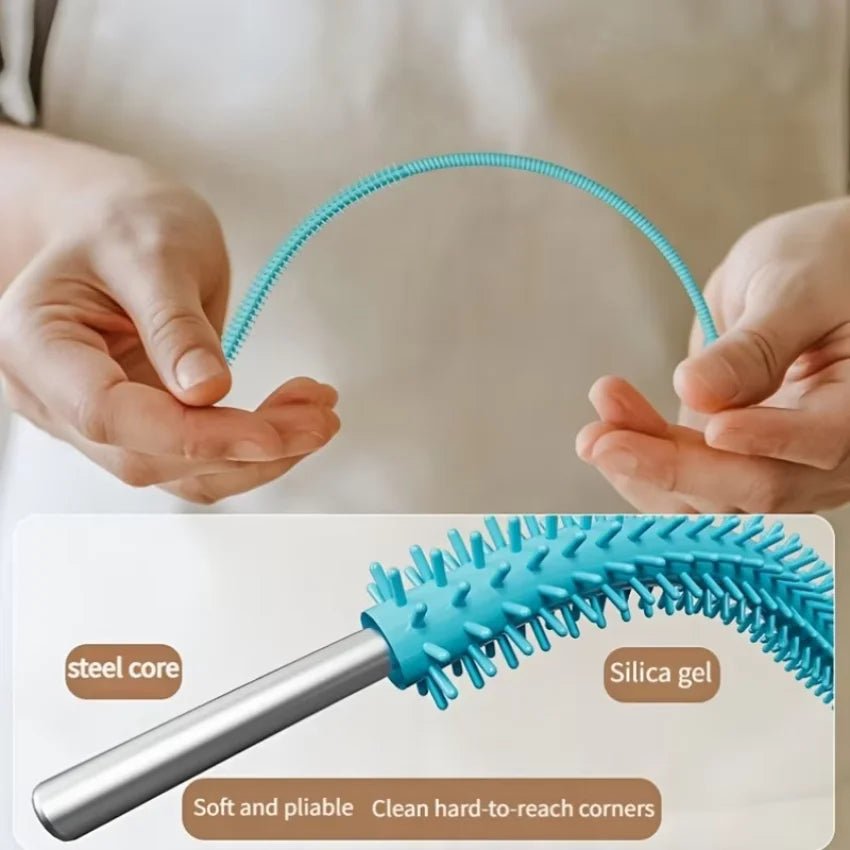 Silicone Straw Cleaning Brush, 6mm Reusable Tube Cleaner - Velvet Haven
