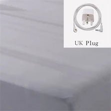 Silver Fiber Fitted Bedsheets with Conductive Earthing Cord Grounded Bed Sheet Antibacteria Release Electrostatic Help Sleeping - Velvet Haven