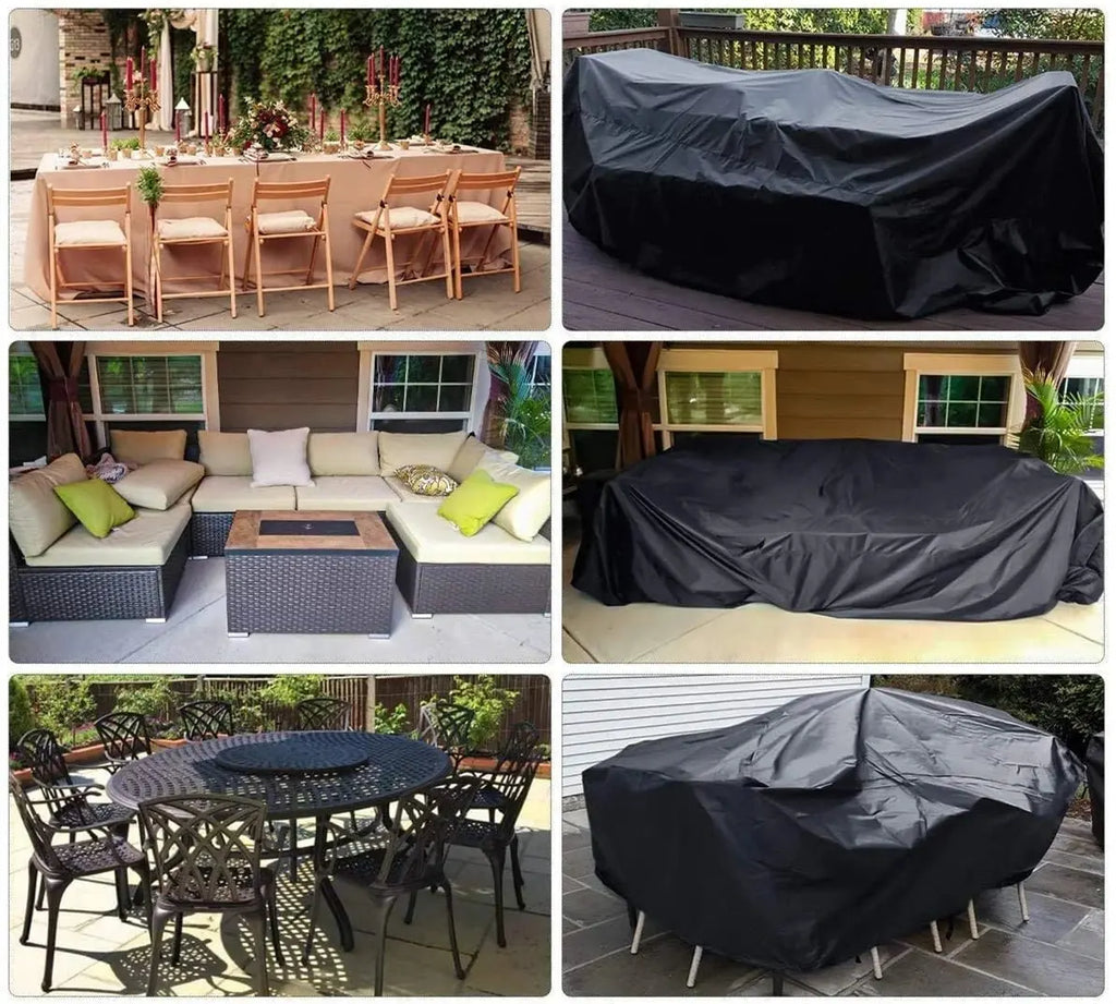 Small size Waterproof Outdoor Patio Garden Furniture Covers Rain Snow Chair covers for Sofa Table Chair Dust Proof Cover - Velvet Haven