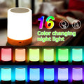 Smart Touch Bedside Table Lamp RGB USB Rechargeable Night Light Desk Lamp Bedroom Decoration Kids Gift Dining Table Light - Velvet Haven