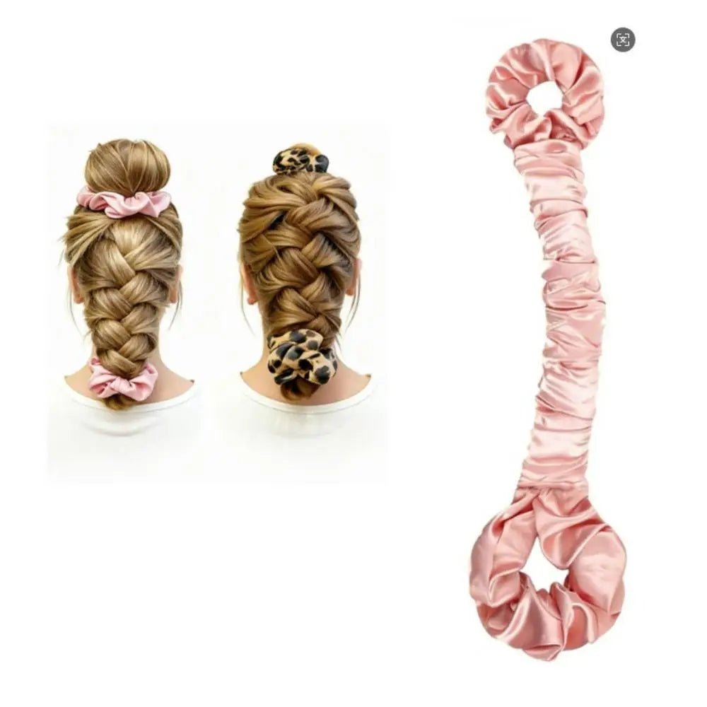 Soft Satin Heatless Curling Rod Set with Scrunchies - Velvet Haven