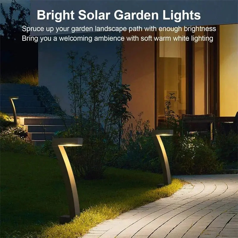 Solar LED Garden Pathway Lights, IP65 Waterproof, 4/8 Pack - Velvet Haven