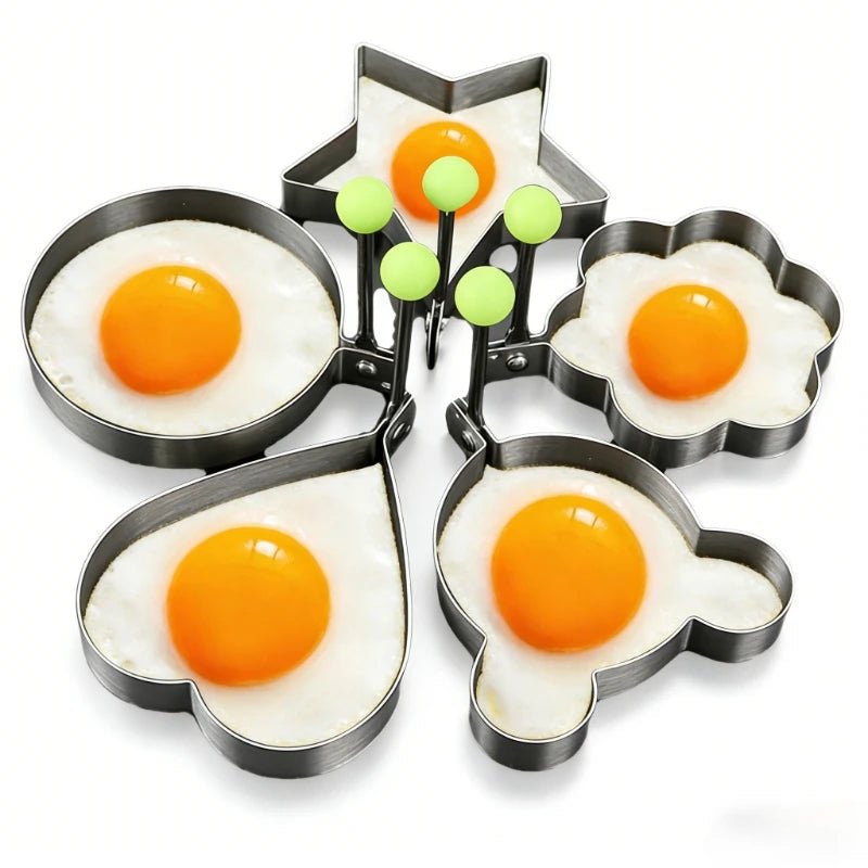 Stainless Steel Egg Rings for Pancakes & Omelettes - Velvet Haven