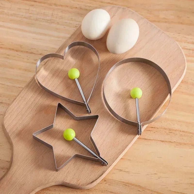 Stainless Steel Egg Rings for Pancakes & Omelettes - Velvet Haven