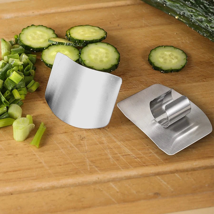 Stainless Steel Finger Guard for Cutting Meat & Vegetables - Velvet Haven