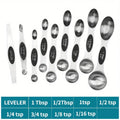 Stainless Steel Magnetic Double Headed Measuring Spoon - Velvet Haven