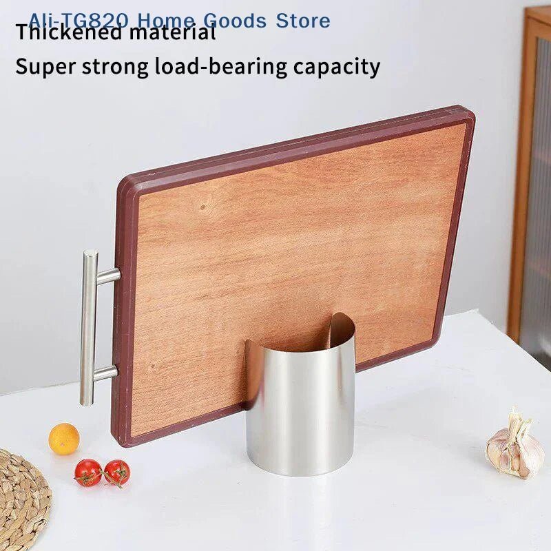 Stainless Steel Spoon & Pot Lid Holder for Kitchen - Velvet Haven
