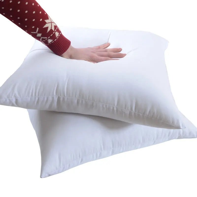 Premium white throw pillow insert with soft bounce-back filling for decorative pillow covers