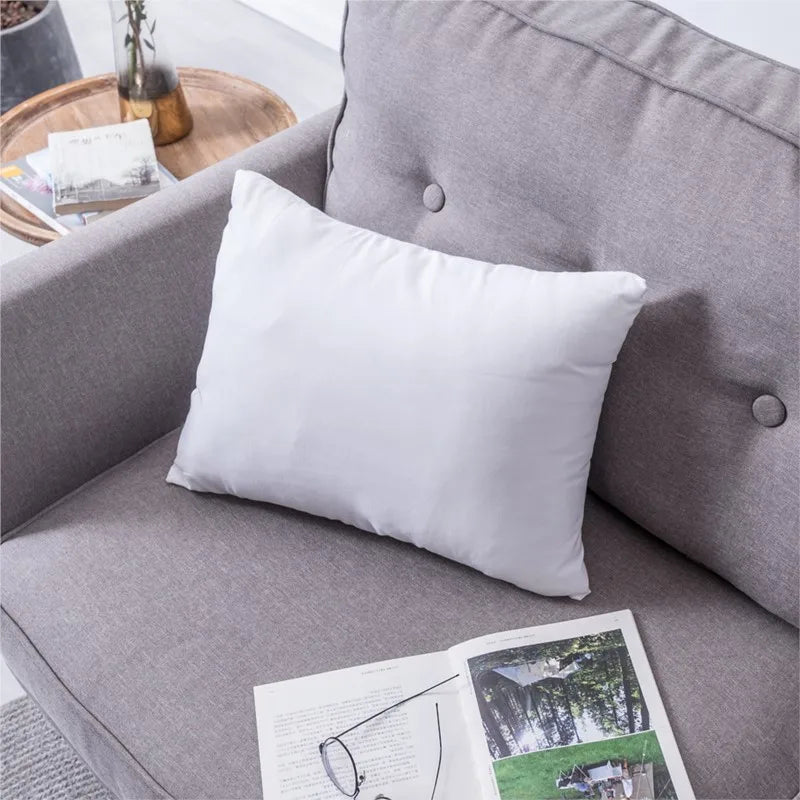 Premium white throw pillow insert with soft bounce-back filling for decorative pillow covers