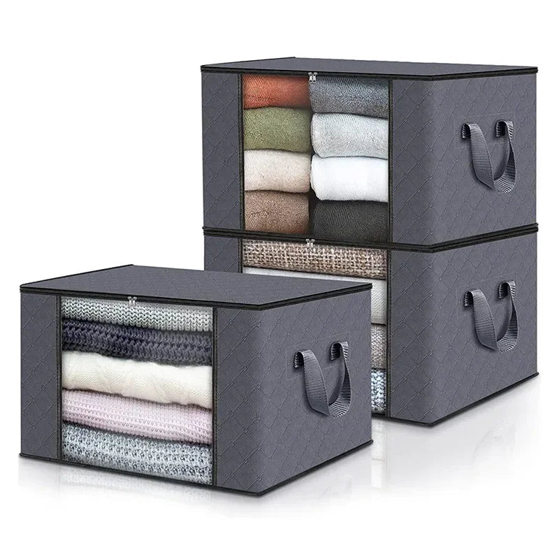 Large Foldable Clothes & Blanket Storage Bags - Velvet Haven