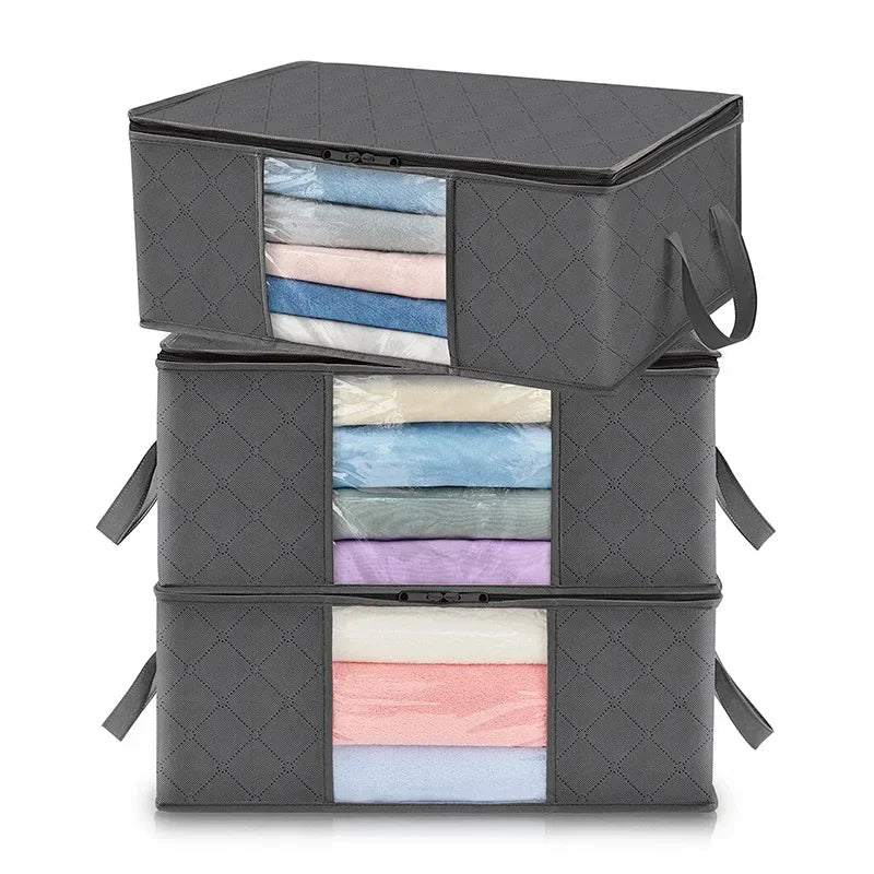 Large Foldable Clothes & Blanket Storage Bags - Velvet Haven