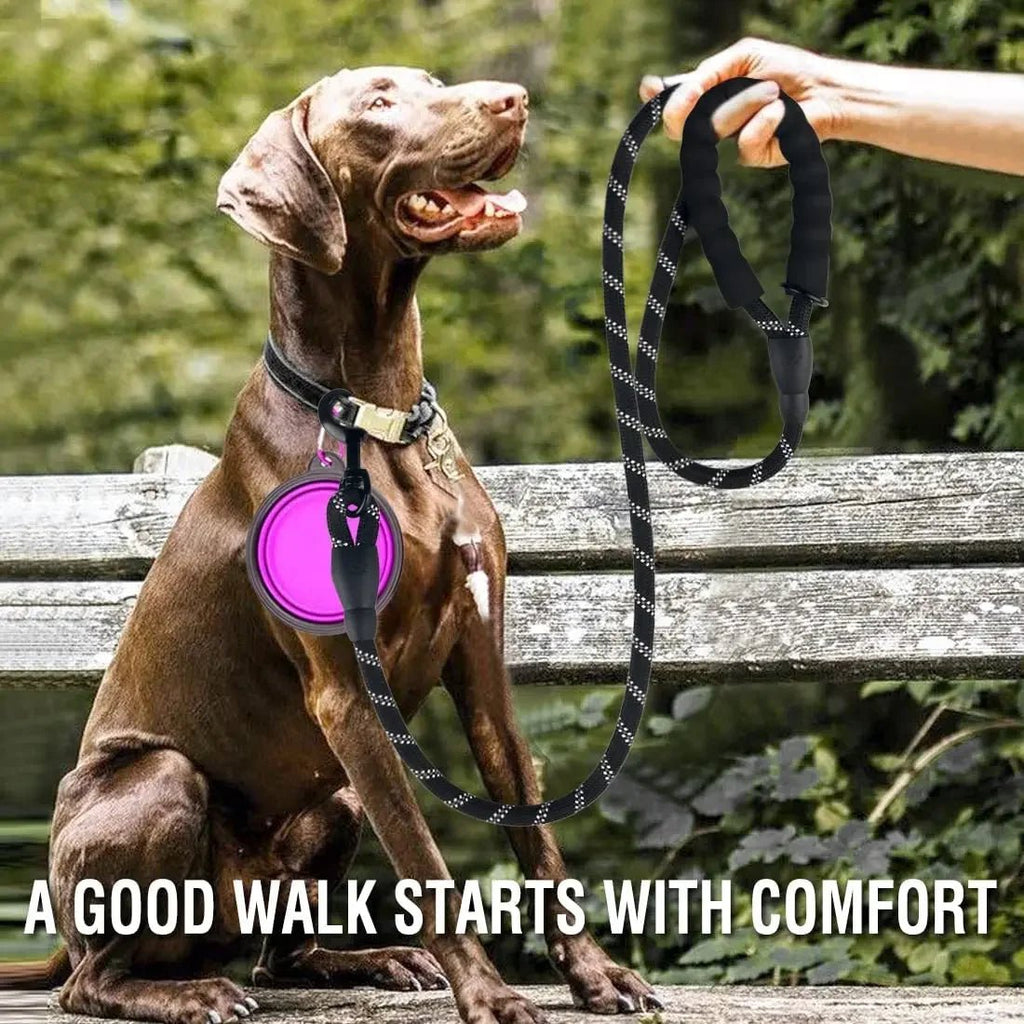 Strong Dog Leash Pet Leashes Reflective Leash For Big Small Medium Dog Leash Drag Pull Tow Golden Retriever - Velvet Haven