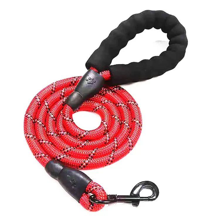Strong Dog Leash Pet Leashes Reflective Leash For Big Small Medium Dog Leash Drag Pull Tow Golden Retriever - Velvet Haven