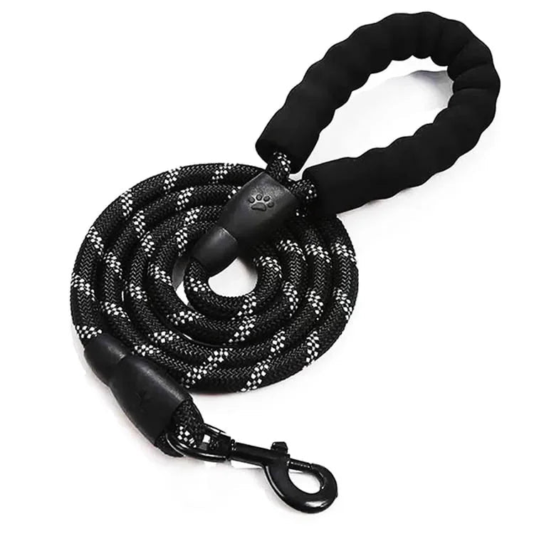 Strong Dog Leash Pet Leashes Reflective Leash For Big Small Medium Dog Leash Drag Pull Tow Golden Retriever - Velvet Haven