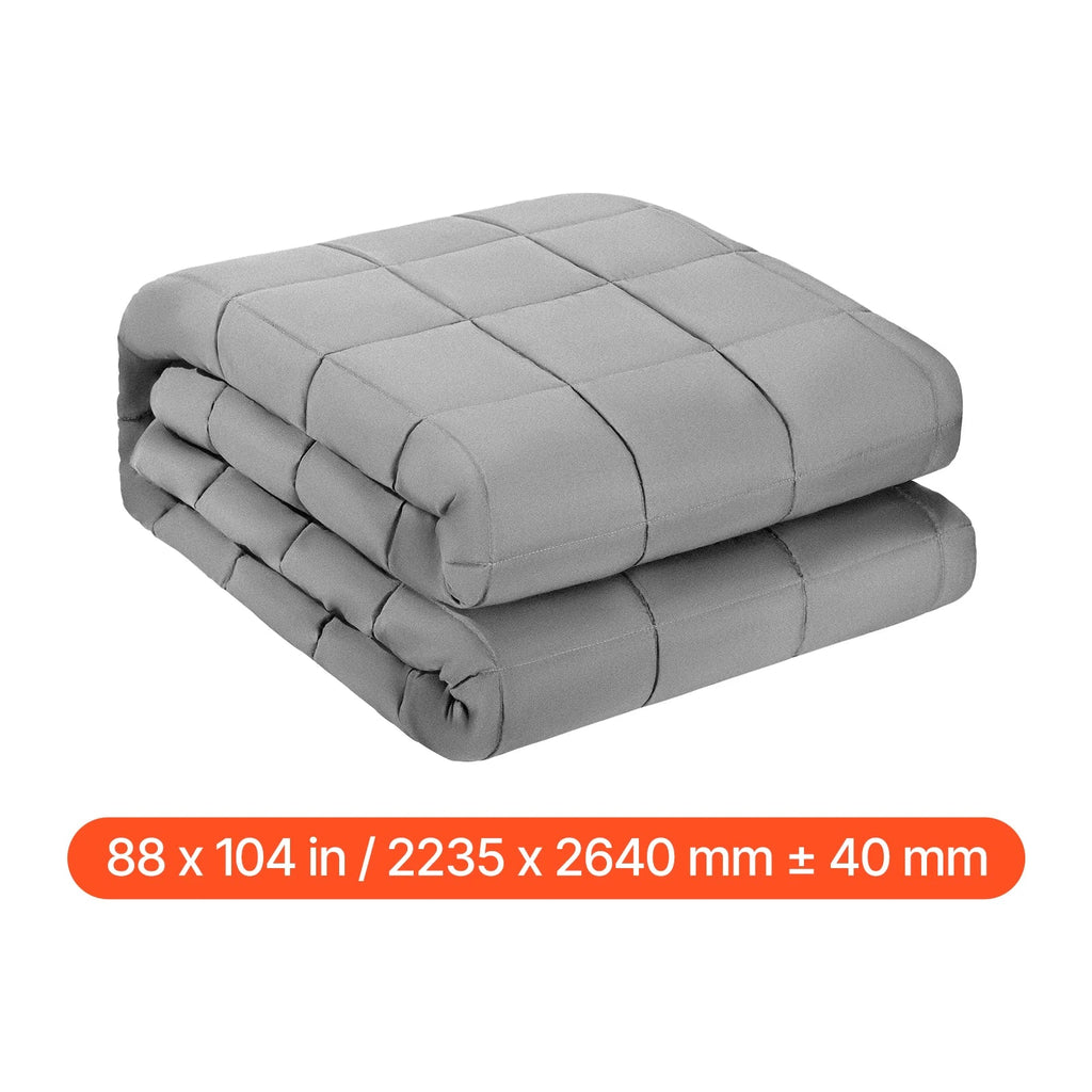 SucceBuy Weighted Blanket 20lb 88x104in King Size Cooling Breathable Blanket w/ Glass Beads All-Season Use for 200-250lb Adults - Velvet Haven