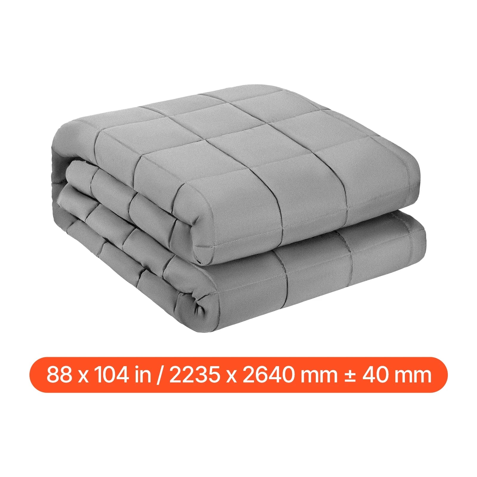 SucceBuy Weighted Blanket 20lb 88x104in King Size Cooling Breathable Blanket w/ Glass Beads All-Season Use for 200-250lb Adults - Velvet Haven